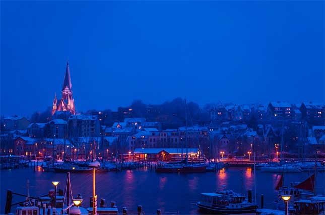 Flensburg im Winter