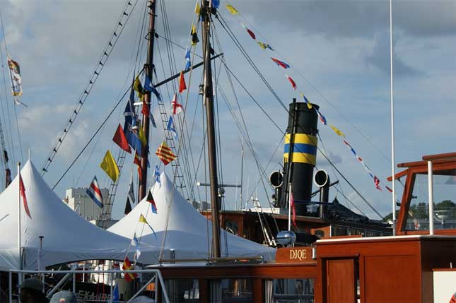 Historische Schiffe im Flensburger Hafen