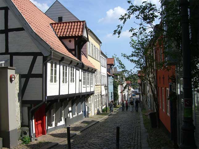 Oluf-Samson-Gang, Altstadt von Flensburg